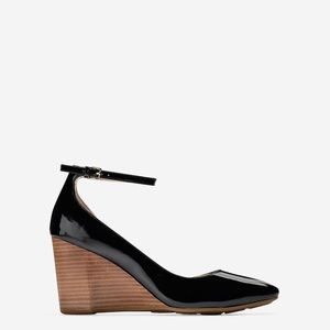 Cole Haan Grand OS Lacey Ankle Strap Wedge (85mm)